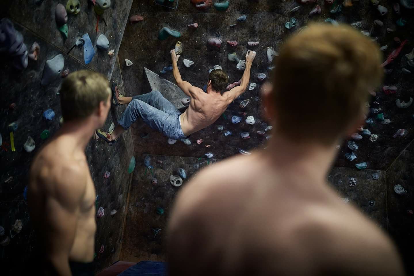 Boulder wall background